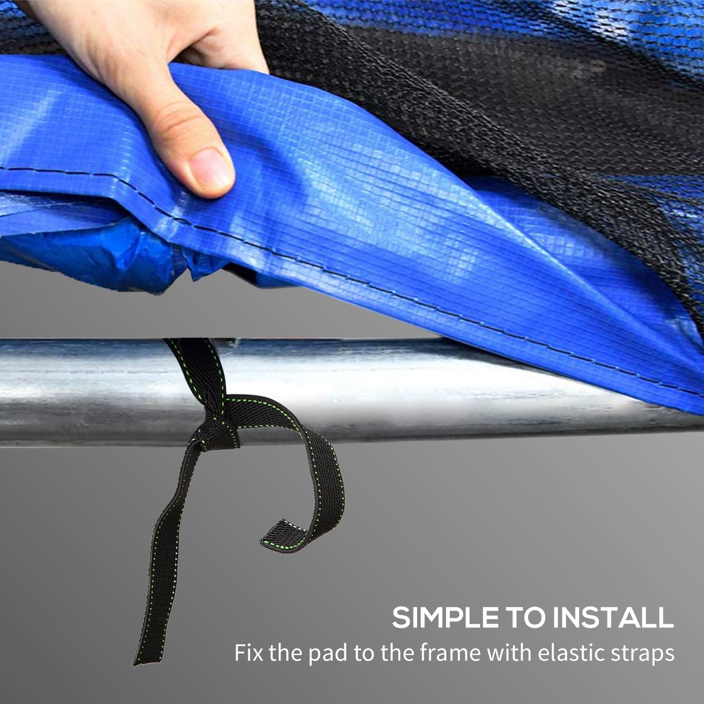 12FT Trampoline Replacement Safety Pad - Waterproof & Tear Resistant