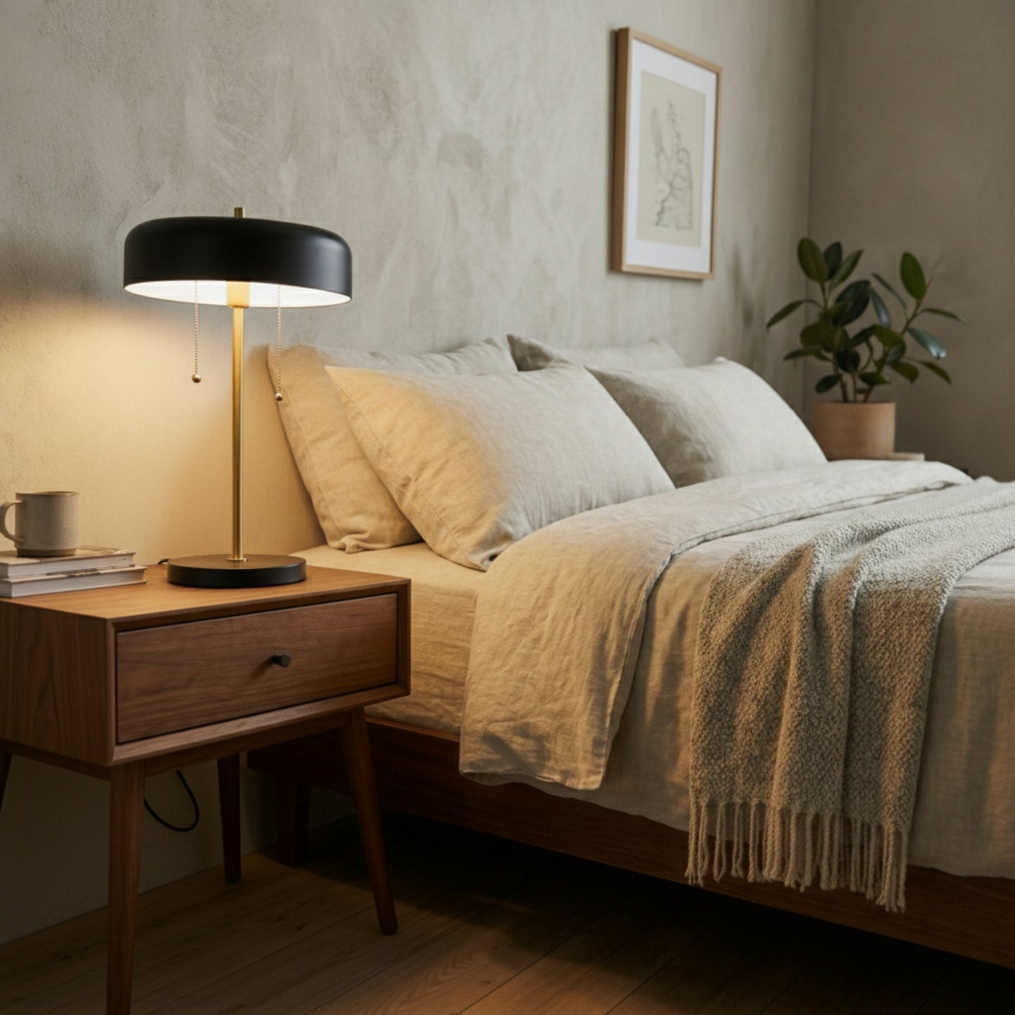 Bedroom Table Lamp Nordic Home Creative Romantic Warm Study Room Desk