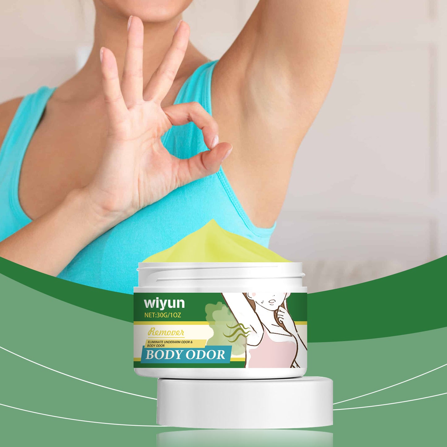 Natural Deodorant Balm - Long-Lasting Antiperspirant with Shea Butter