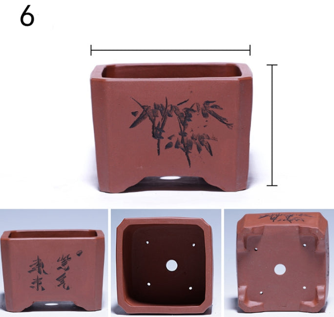 Purple Sand Flowerpot Tray for Yixing Pots - Garden & Home Storage