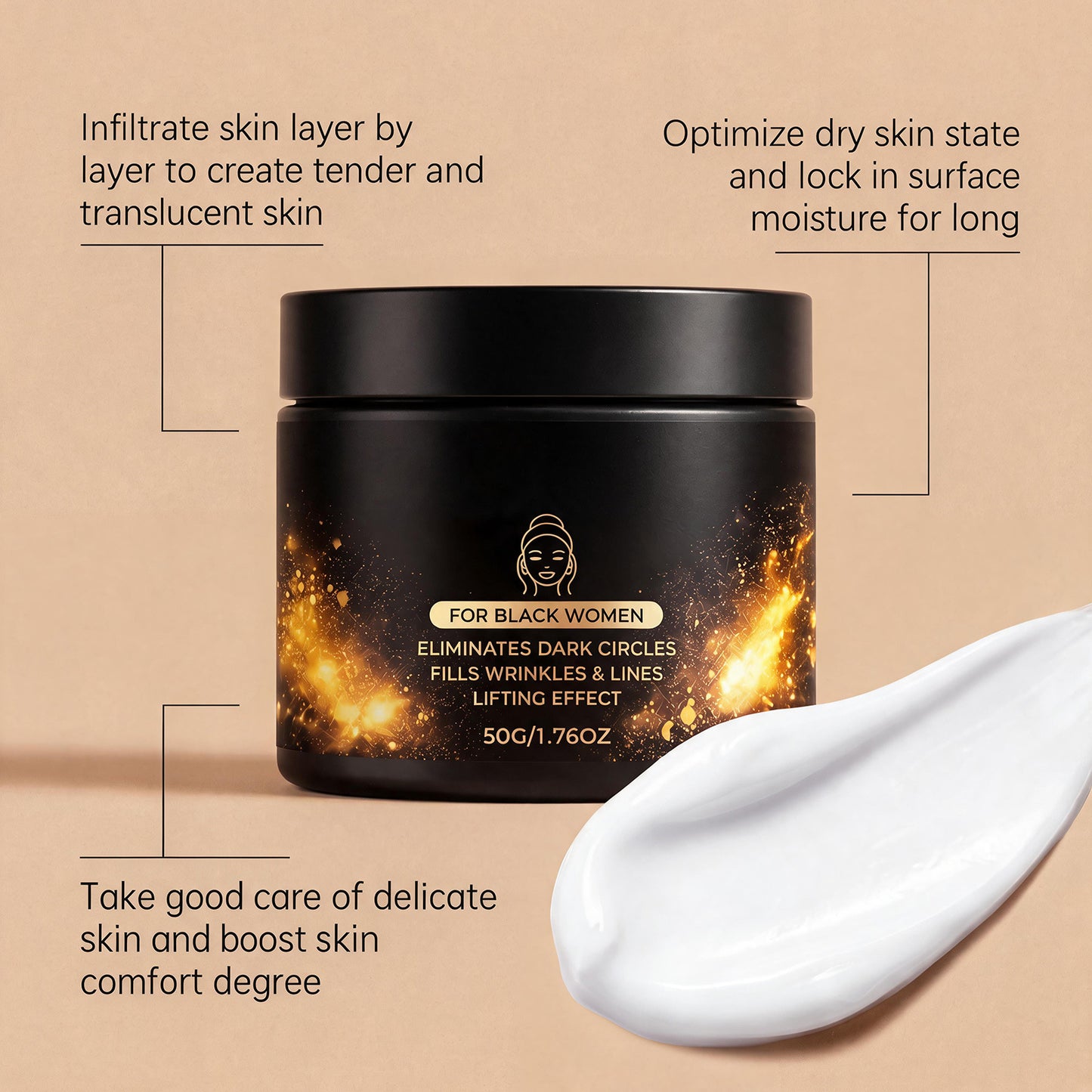 Lifting Cream for Face - 50g Firming Skin Care Moisturizer