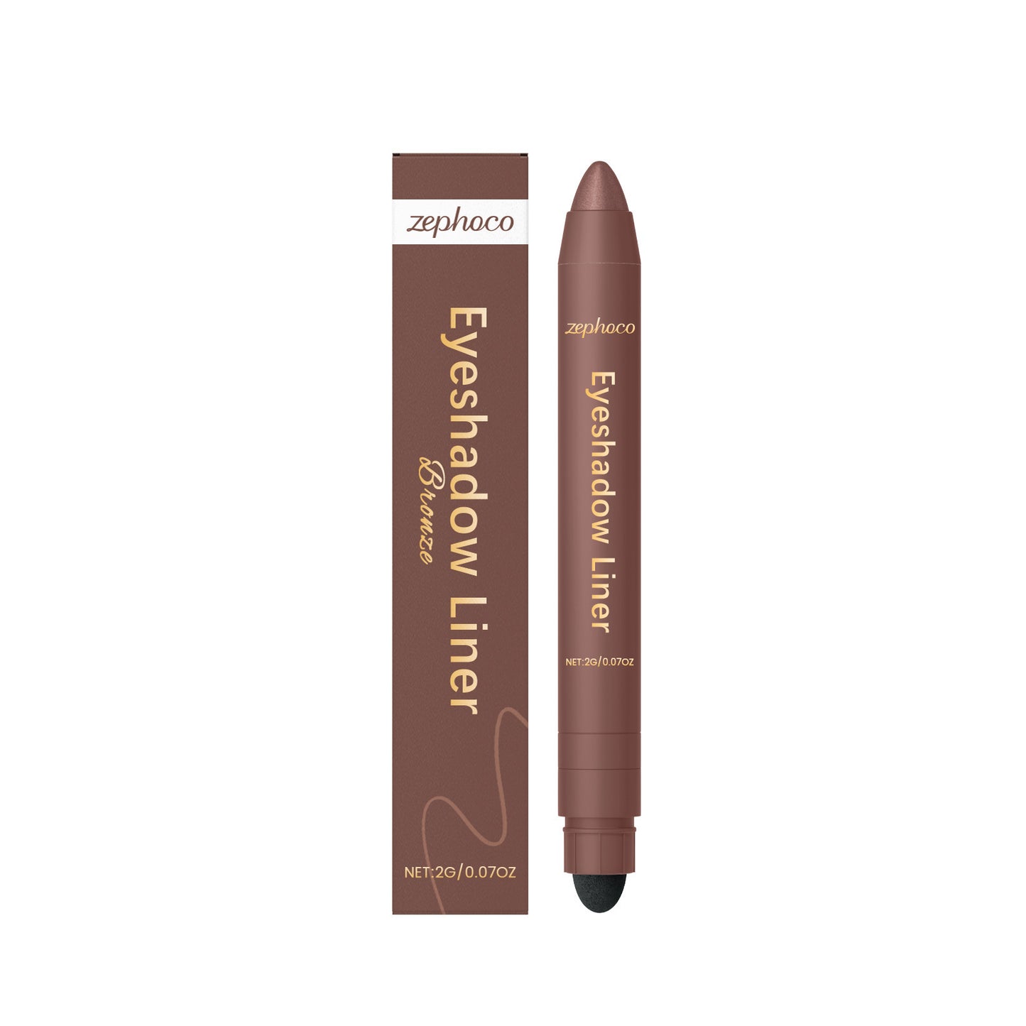 Waterproof Smudge-Resistant 2-in-1 Eyeliner with Multiple Color Options