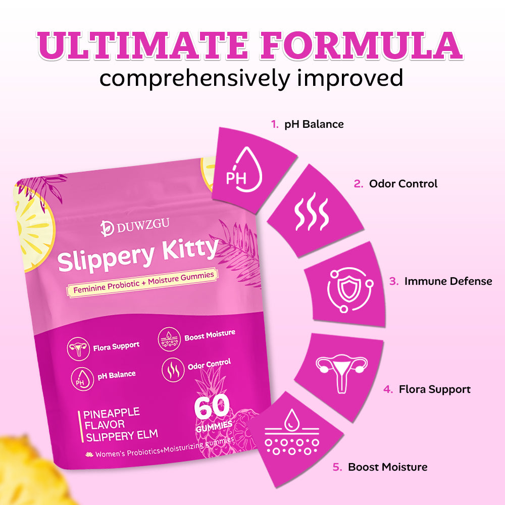 Female Probiotic Moisturizing Gummies for Gut and Skin Health