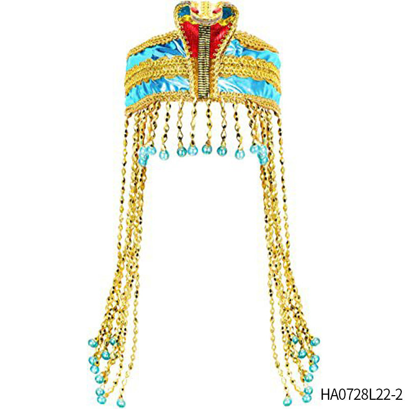 Sequined Pharaoh Headband - One Size Fits All