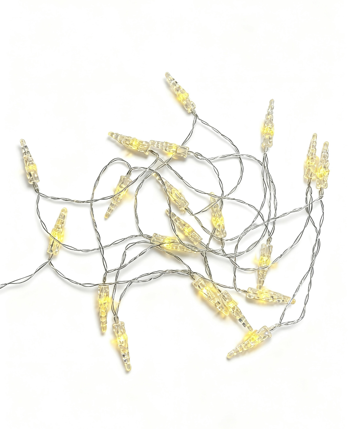 Battery Operated Christmas LED String Lights - 16.4FT 50LED