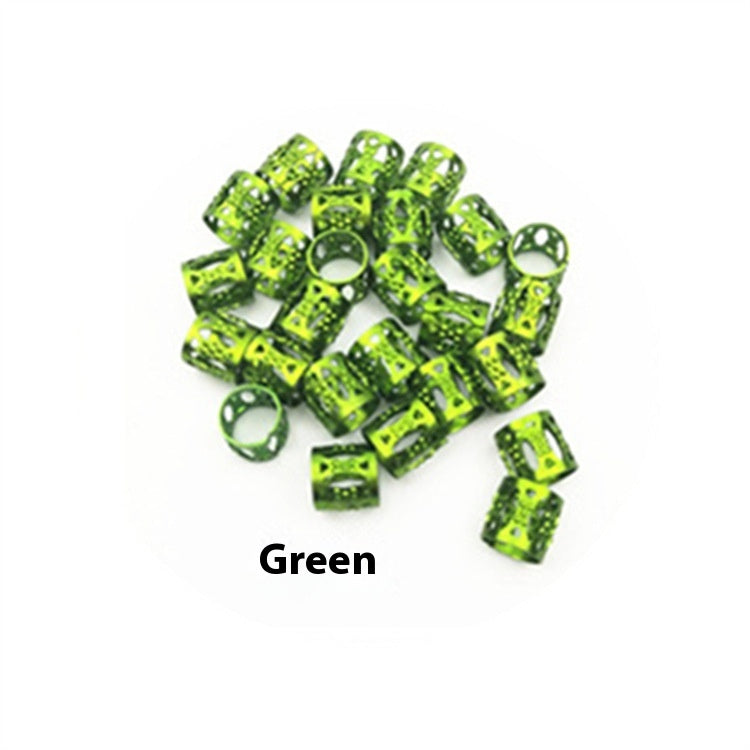 Hair Bead Ring Clips Set for Hair Braiding and Styling – Multiple Colors