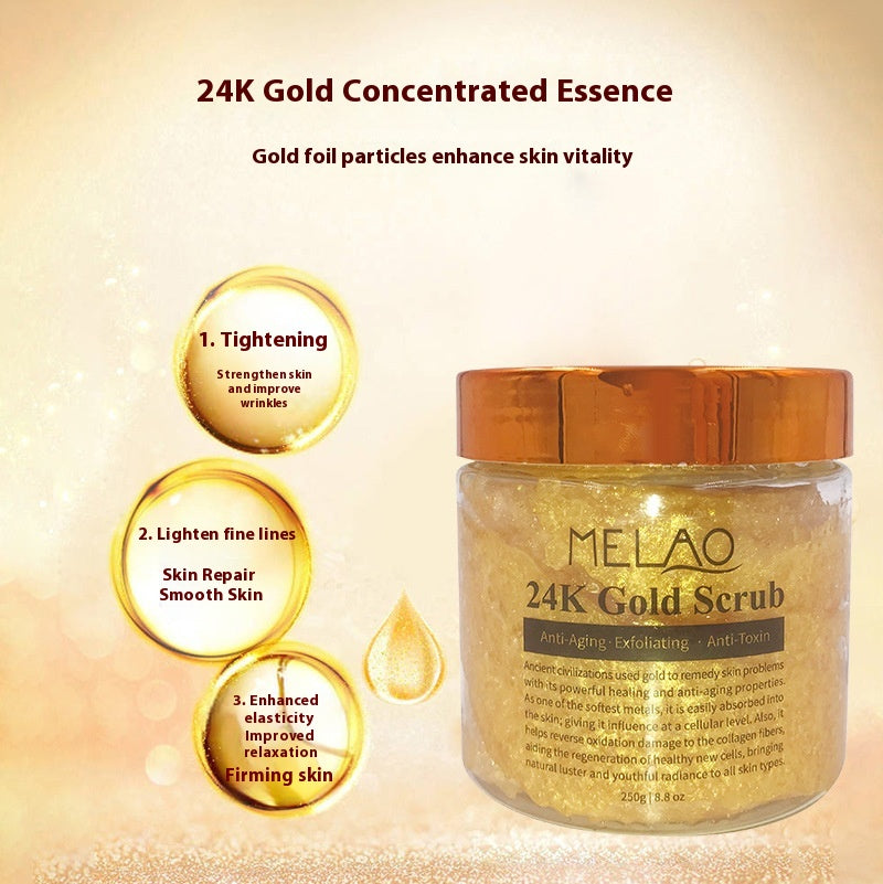 Gold Facial Scrub Exfoliating Repair for Smooth Skin - 250g