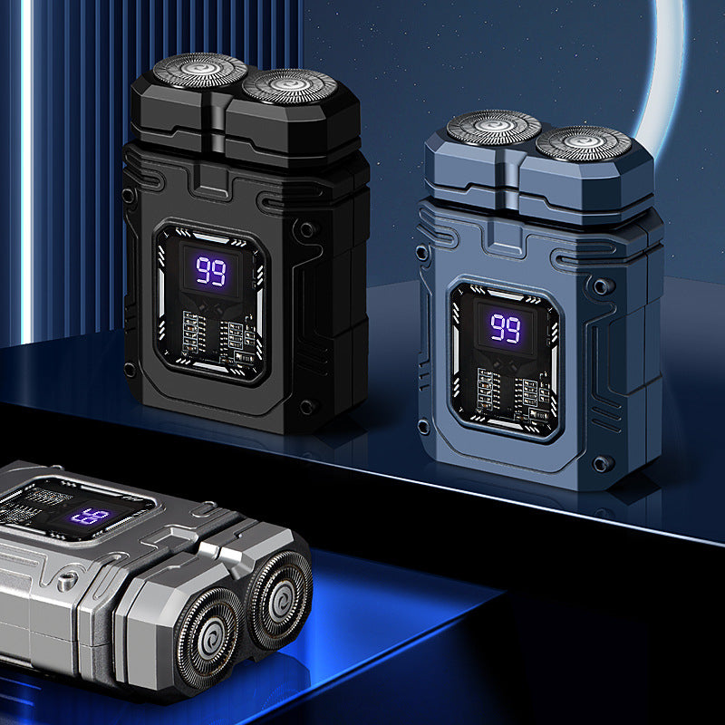 Rechargeable Electric Shaver with Digital Display