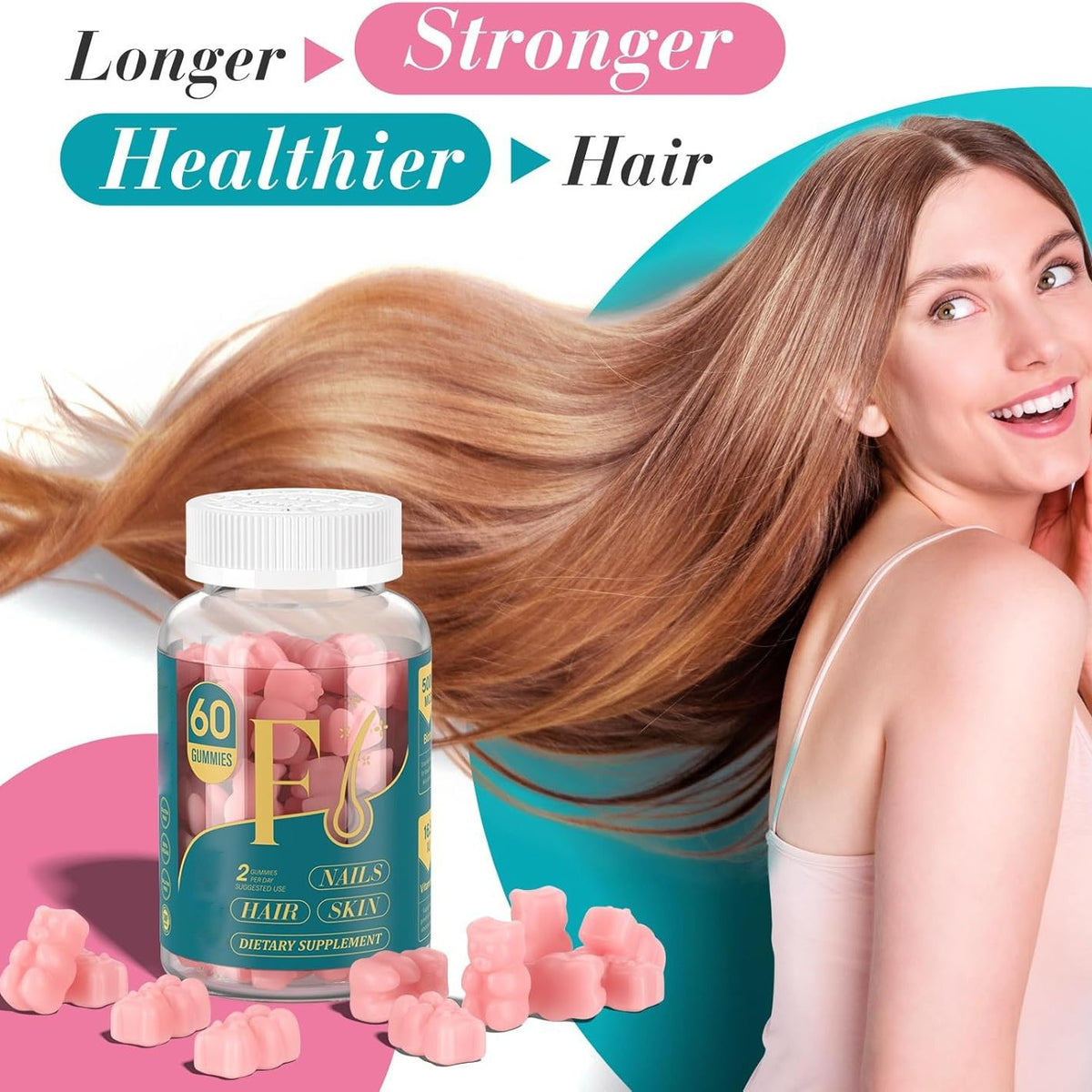 Biotin Gummies 60 Pieces