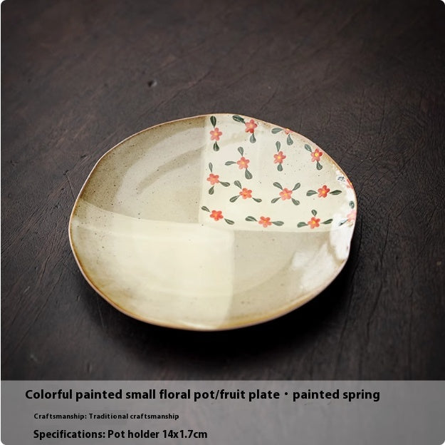 Small Floral Hand-Painted Ceramic Cup Set - Chinese Teaware, 50ml