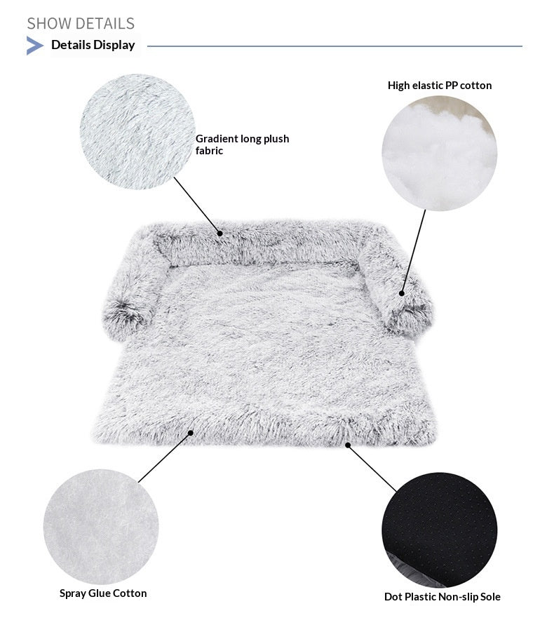 Dog Bed - Soft Cozy Pet Nest for Small, Medium, Large Dogs