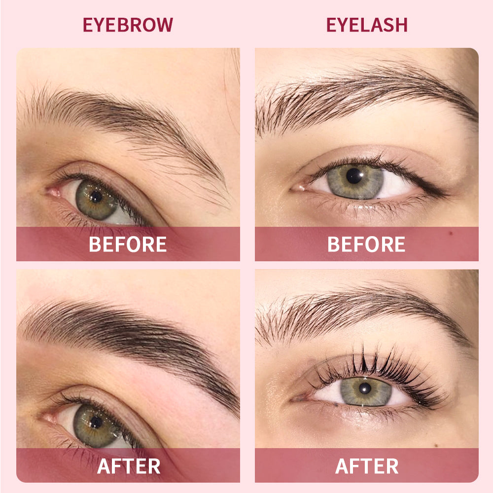 Professional Eyelash and Eyebrow Tint Kit - Long-Lasting Brow Dye Set