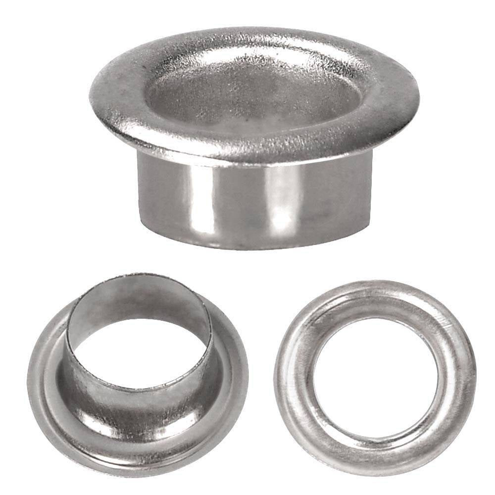 2000pcs Nickel Grommets for Leather Canvas and Fabric - #0 Size