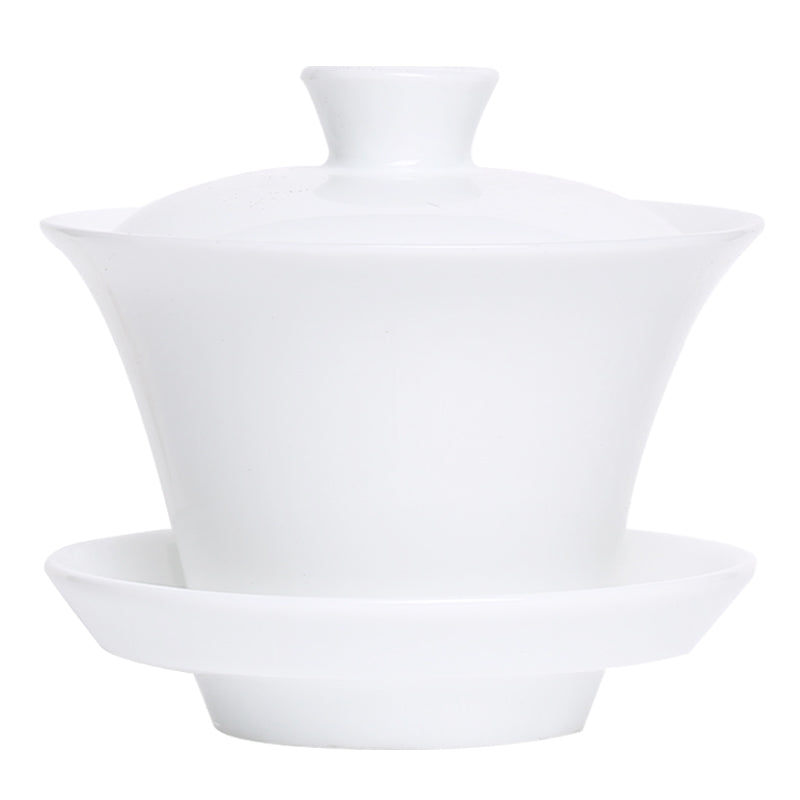 Mini Porcelain Tureen Set for Tea and Serving - White & Bone China Options