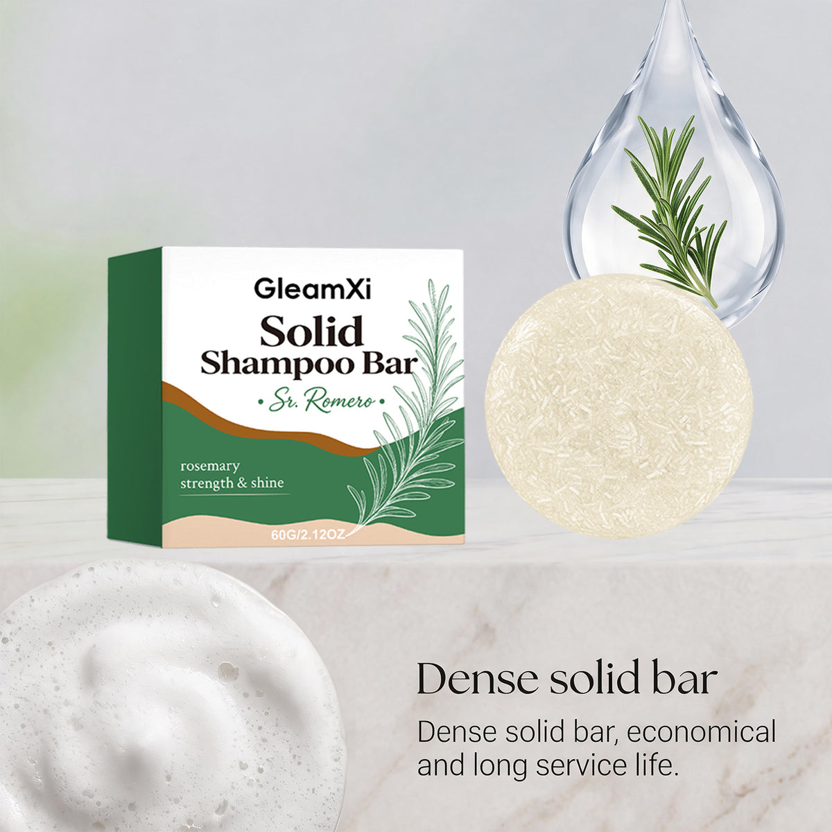 Gentle Scalp-Care Shampoo Bar – 60g
