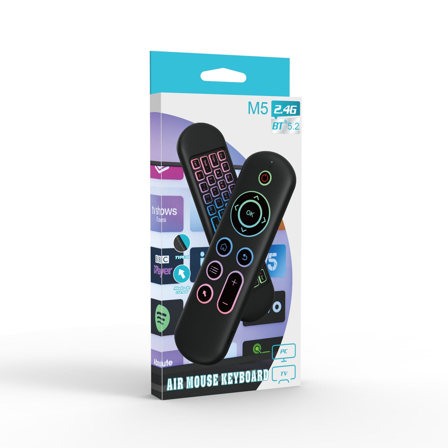 Flying Squirrel Backlit Bluetooth Set-Top Box with Multiple Styles