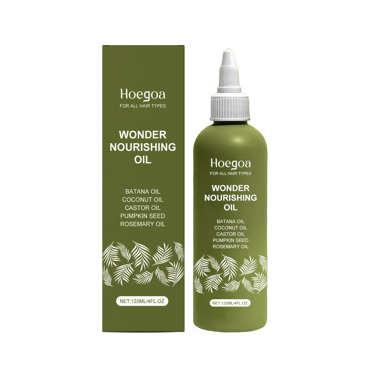 Hair Oil for All Hair Types - Smoothing & Nourishing - 120ml
