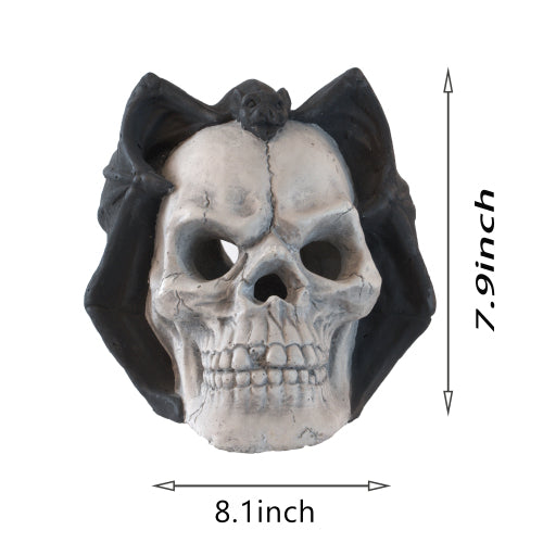 Demon Skull Gas Log for Ventless Fire Pits - Halloween Decor