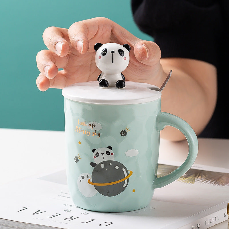 Animal Cartoon Creative Stereoscopic Ceramic Mug - Multiple Styles