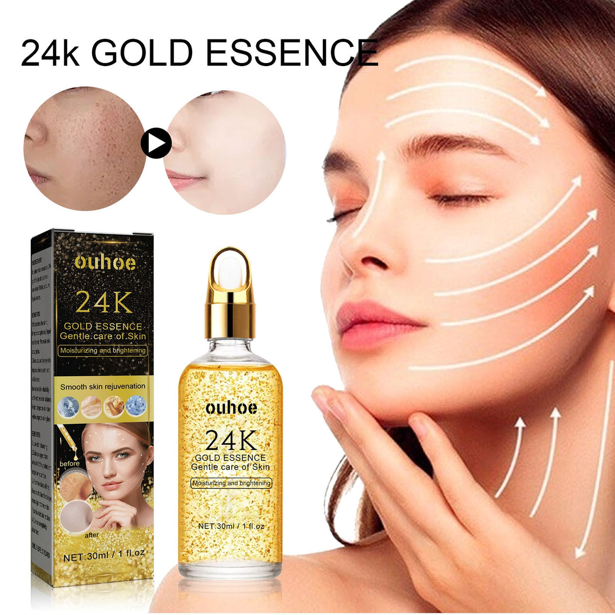 Micro-Current Eye Beauty Device with Light Therapy and Vibration - Pink Set