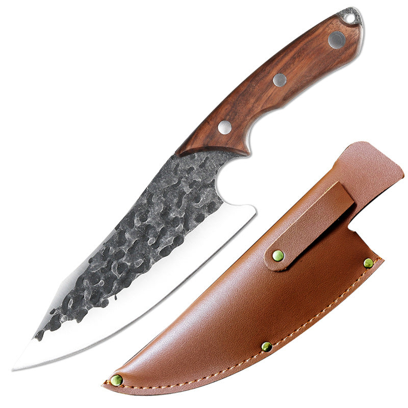7 Inch Hand Forged Stainless Steel Kitchen Knife - Multipurpose Chef's Knife