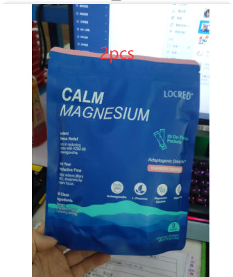 Magnesium Glycinate Powder Drink Mix - Raspberry Lemon, 20 Packets