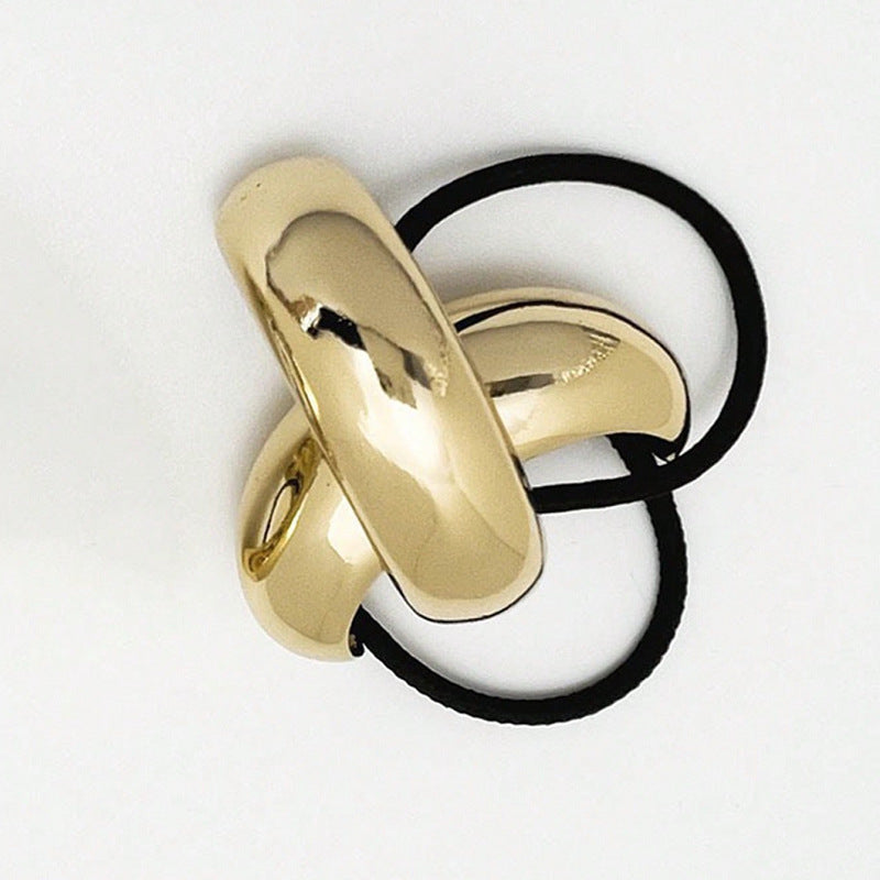 U-Shaped Alloy Ponytail Hair Ring