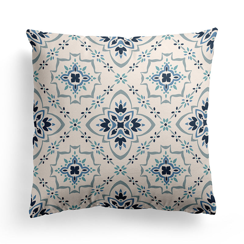 Minimalist Marble Texture Pillowcase for Living Room & Bedroom - 45x45 cm