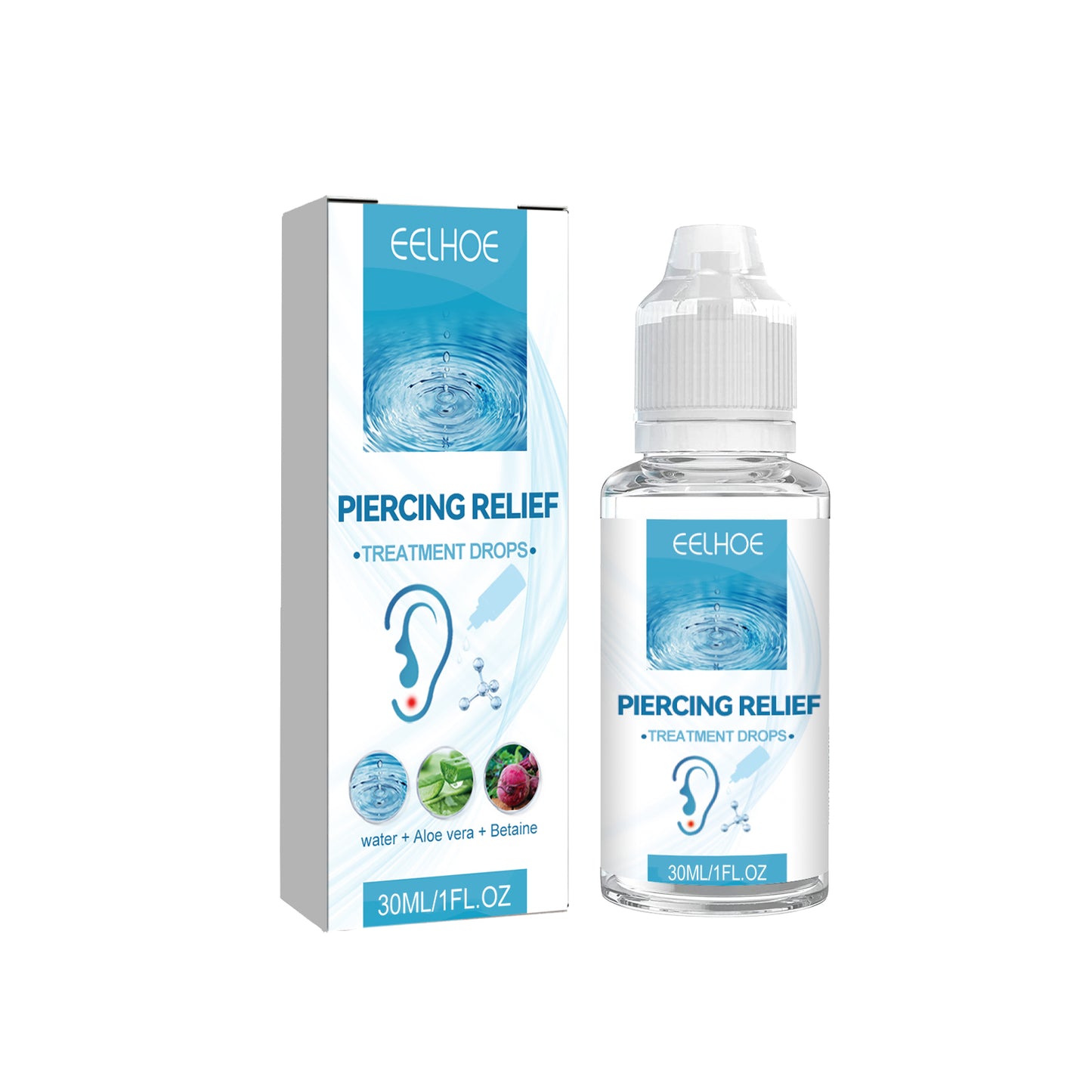 Piercing Repair Drops for Ear Care - Soothing Solution for Bumps & Scars 30ml