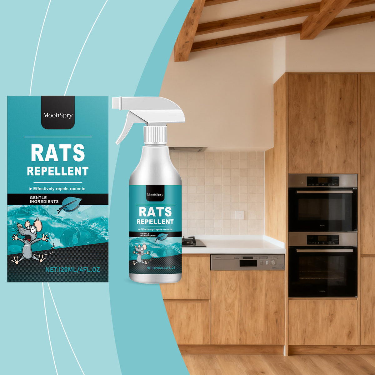 120ml Pest Repellent Spray for Kitchen Storage - Household Insect Control