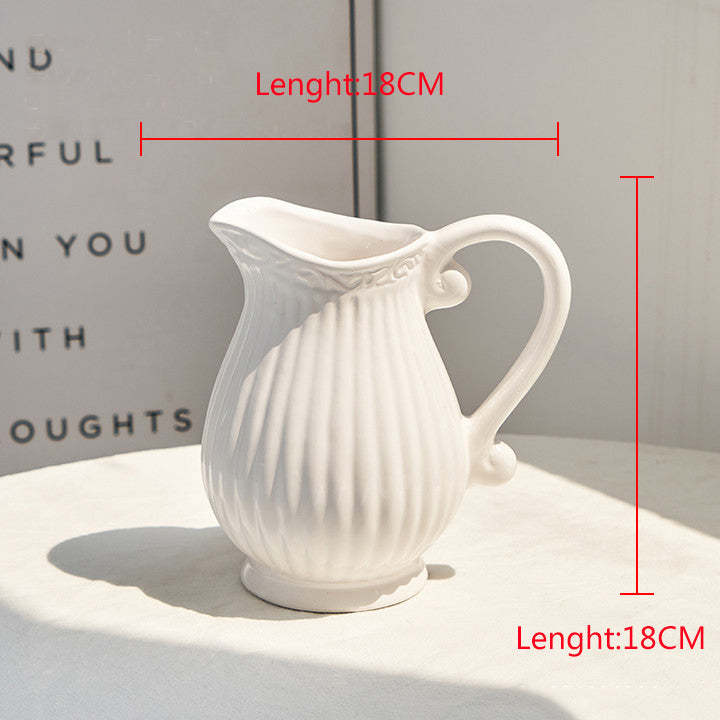 Ceramic Modern Vase for Living Room Floral Decor - Multi Styles