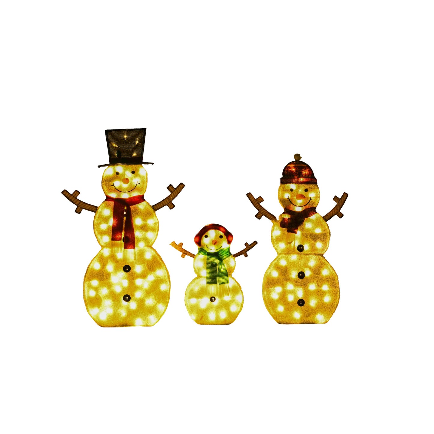 Snowman-Shaped LED Lights for Festive Indoor & Outdoor Decor