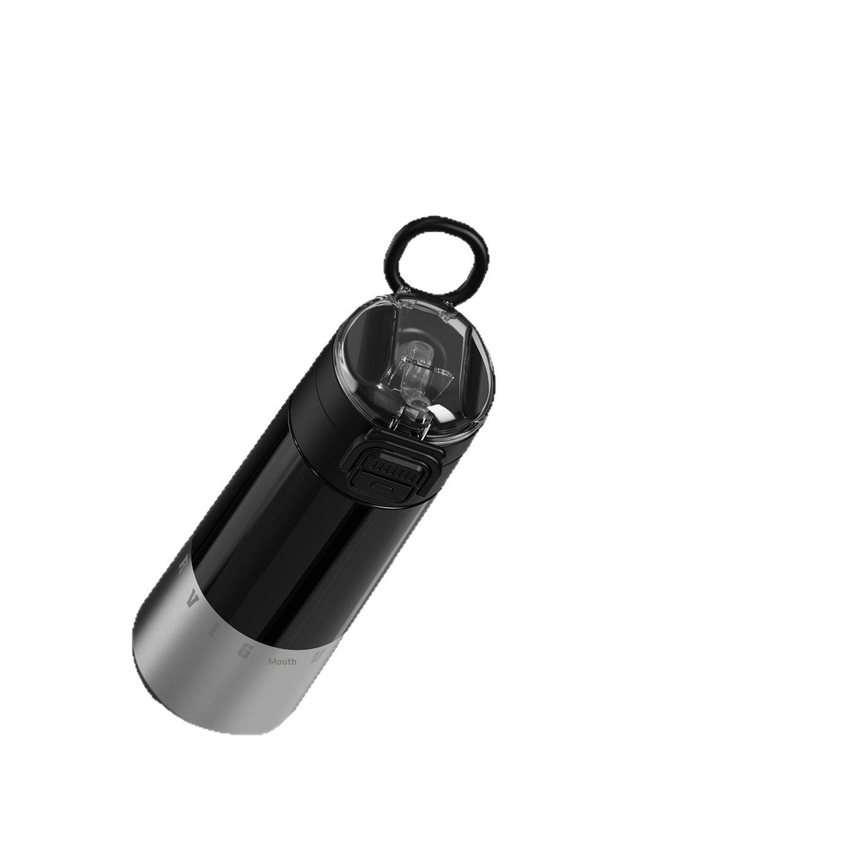 Large Capacity Stainless Steel Water Bottle with Straw - 500ML, Light Luxury