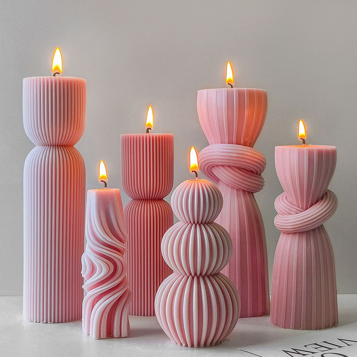 Silicone Mold for Aromatherapy Candles & Crafting - Multiple Shapes & Sizes