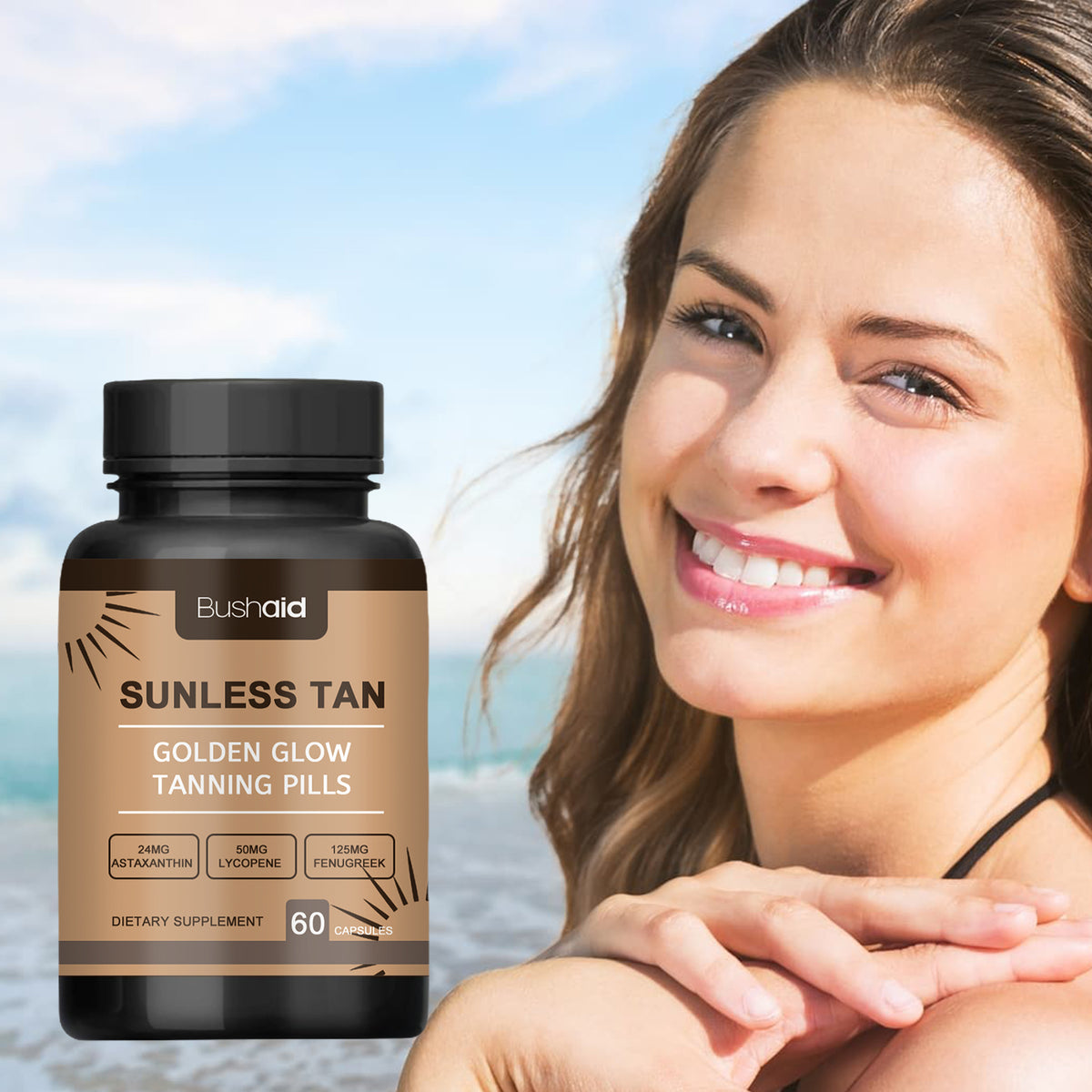 Tanning Capsules Oral - 60pcs