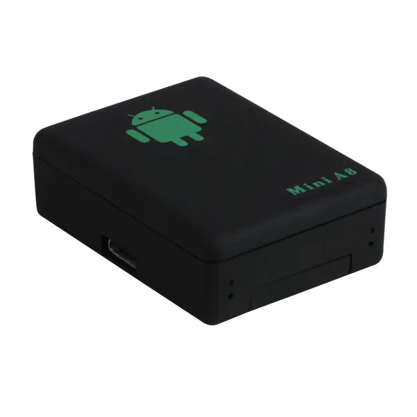 Real-Time Mini GPS Tracker with SOS Function - Black