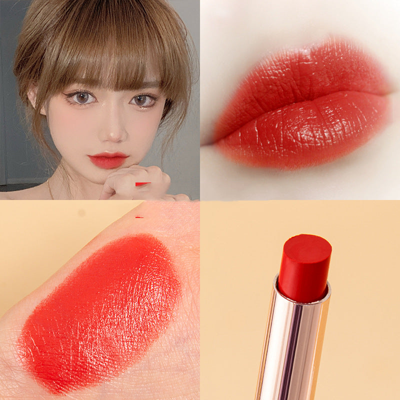 Moisturizing Lipstick - Semi-Matte Velvet Finish - 6 Colors