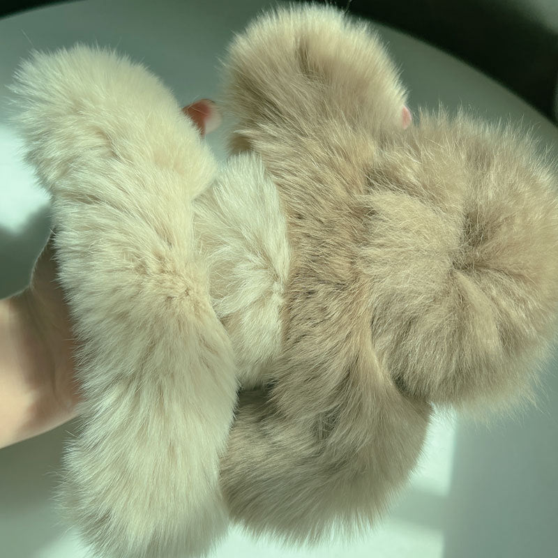 Plush Rabbit Hair Clip - Large