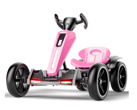 12V Kids Electric Pedal Go Kart with Adjustable Seat & EVA Wheels