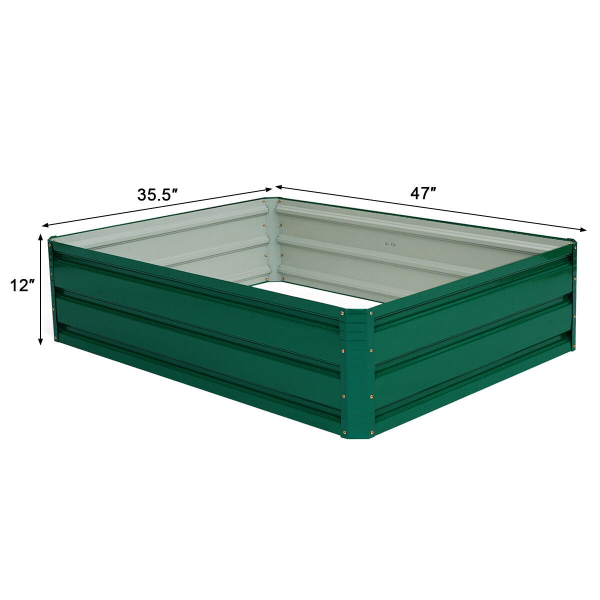 47.5 Inch Raised Garden Bed Planter for Vegetables & Flowers