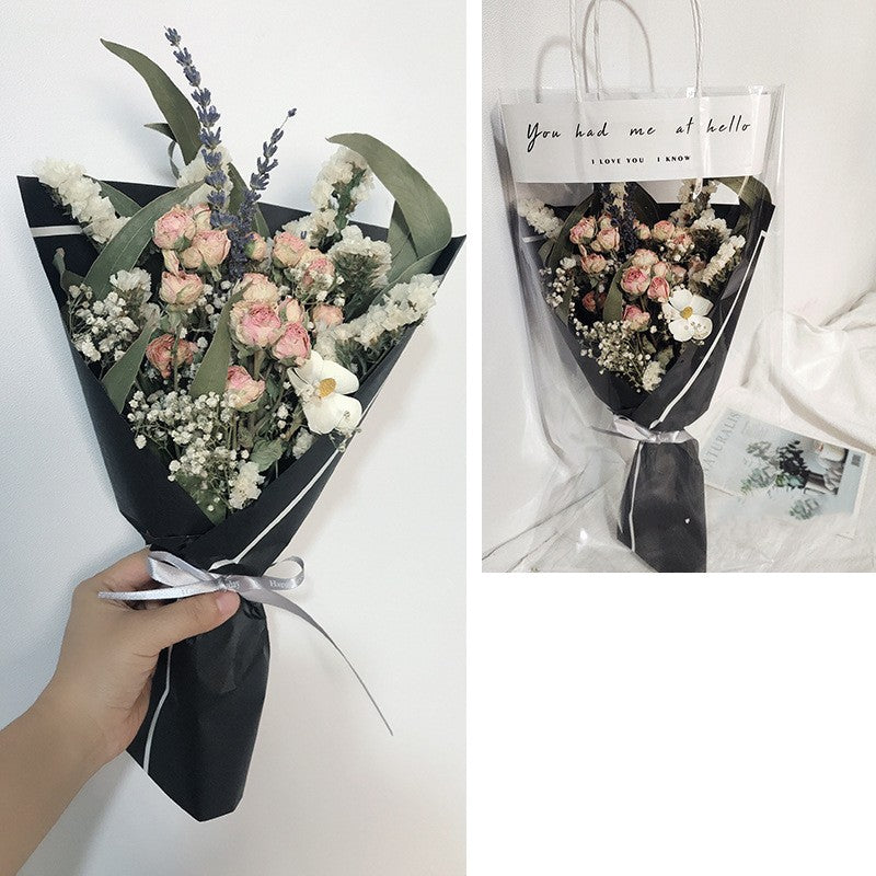 Festive Flower Bouquet with Fireworks Hand Decoration - Multiple Styles