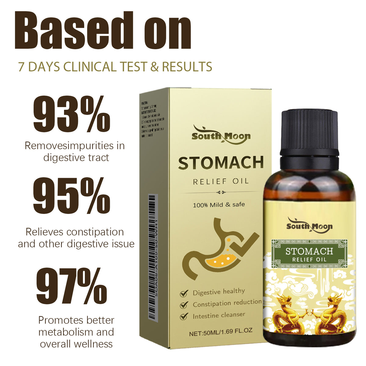 Abdominal Relaxing Massage Oil 50ml