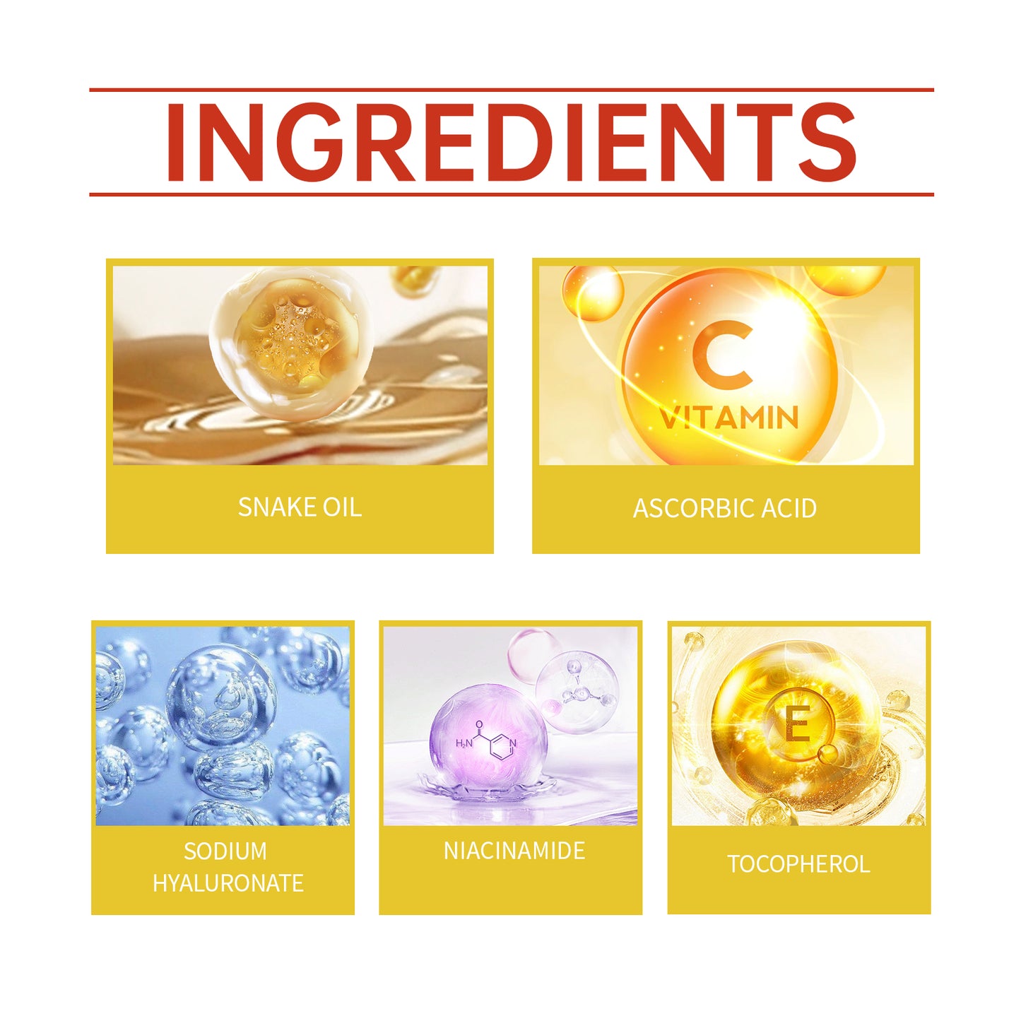 Brightening Face Cream with Vitamin C & Snake Oil - Moisturizing Skincare