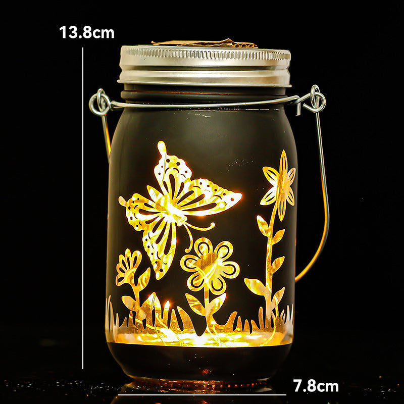 Outdoor Waterproof Night Lamp for Garden Patio Yard - Round 13.8x7.8cm