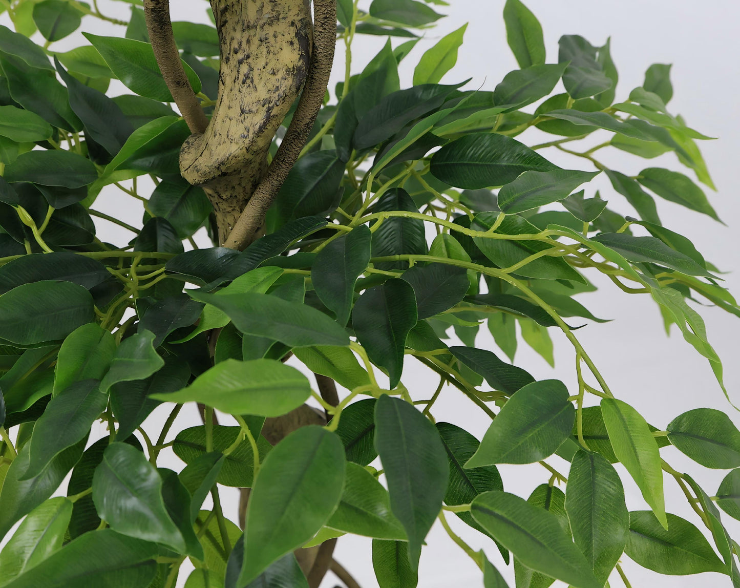 5.2FT Artificial Ficus Tree with Pot - Lifelike Faux Banyan Green