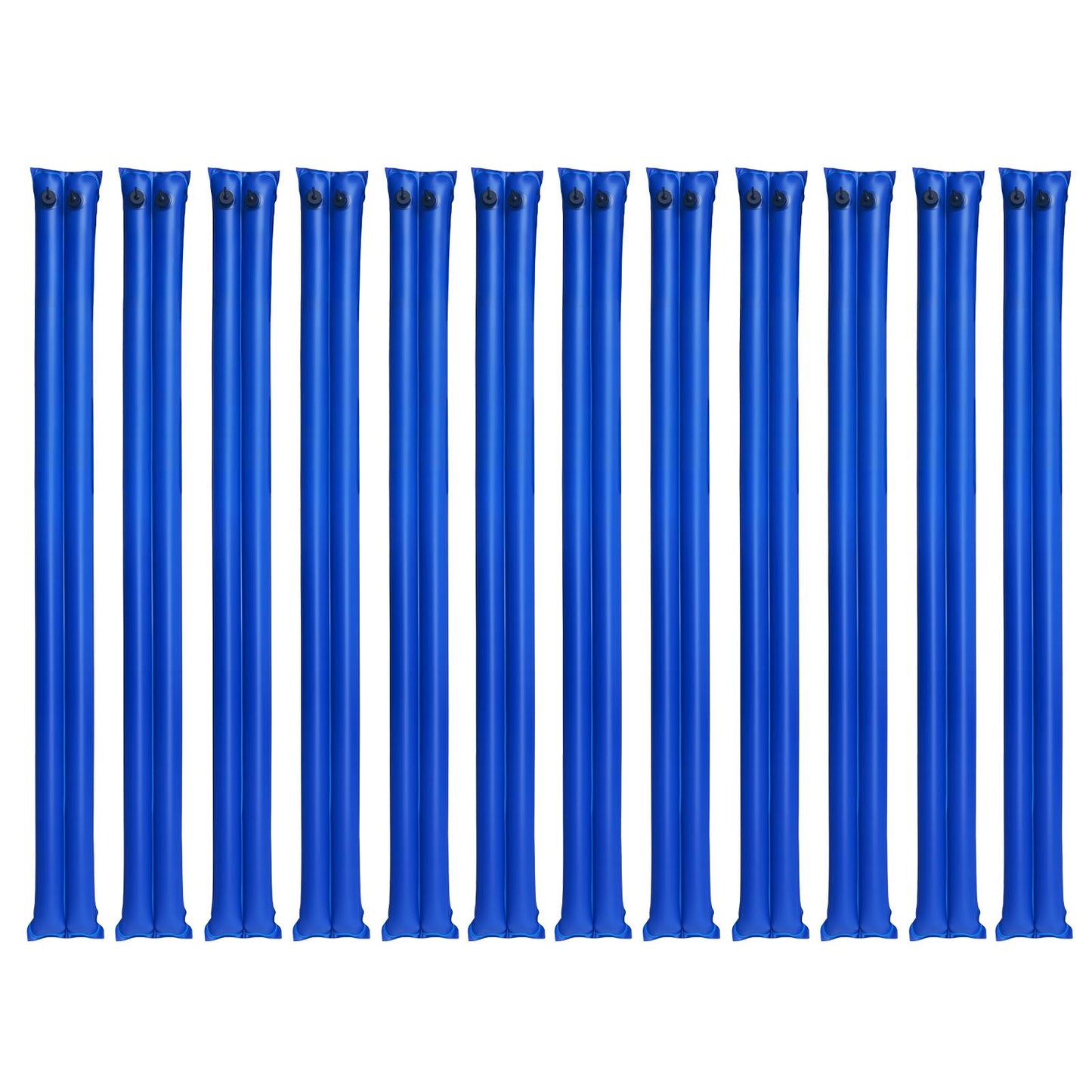 Water Bag Tubes for Pool Cover Winter Protection 12 Pack - Blue