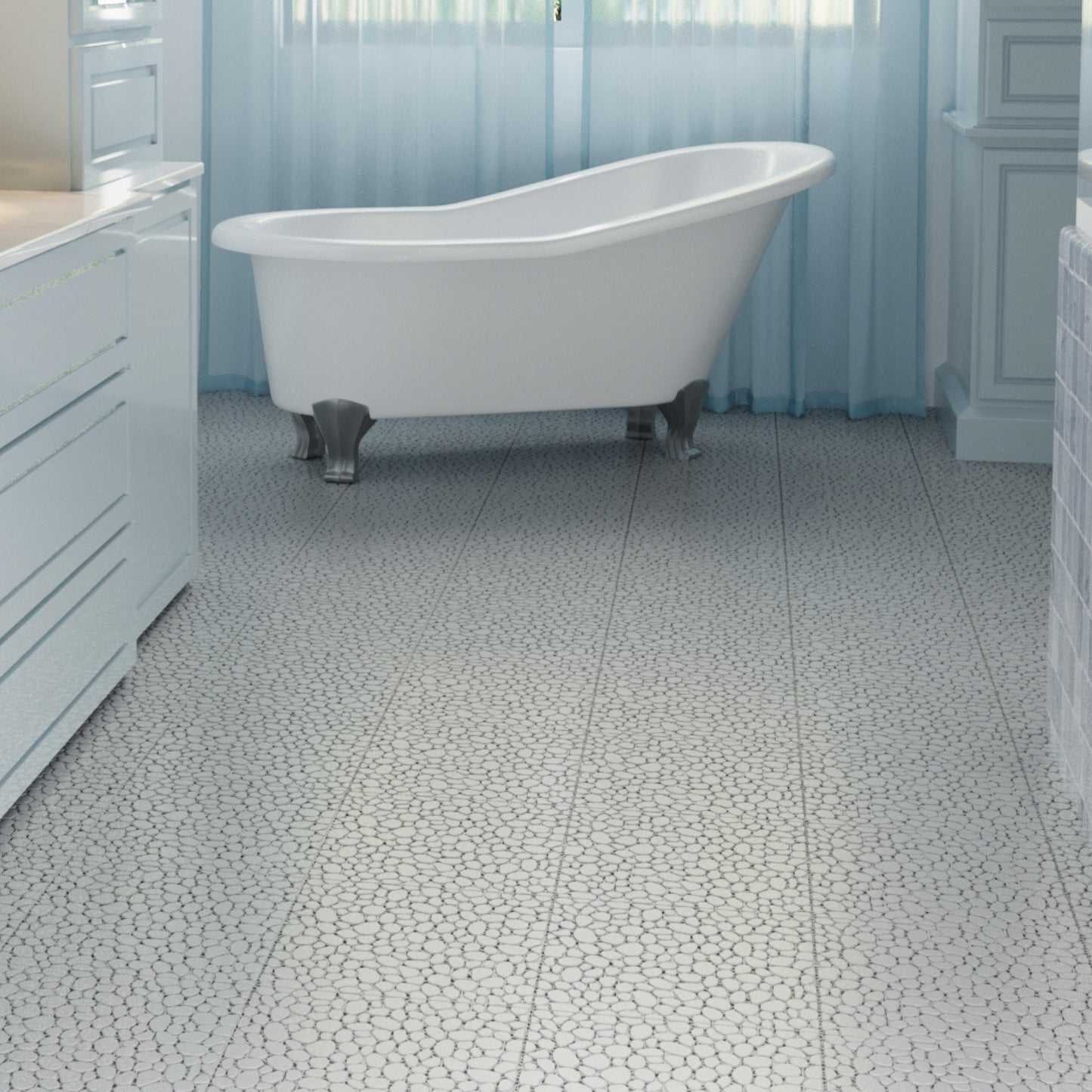 12x12 Inch Gray Interlocking Deck Tiles - Waterproof & Anti-Slip