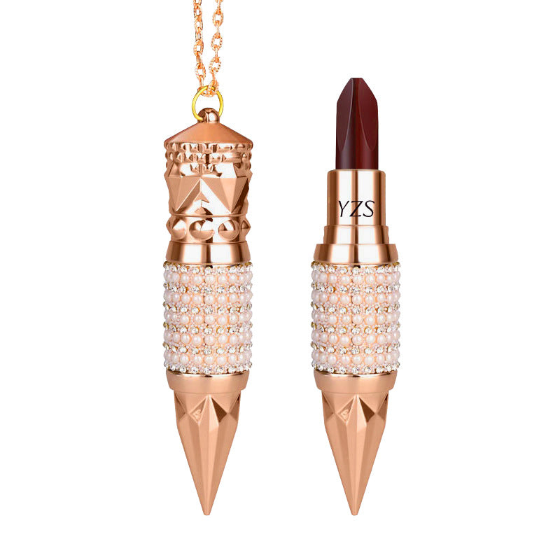Tri-Color Matte Lipstick - Moisturizing Long-Lasting Lip Makeup