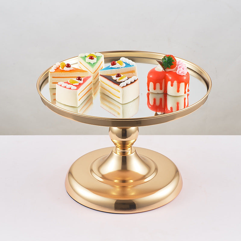 European Style Wrought Iron Wedding Cake Stand - Elegant Party Serveware