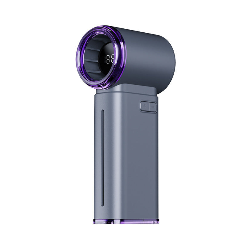 Handheld Portable Turbo Fan with Rechargeable Battery